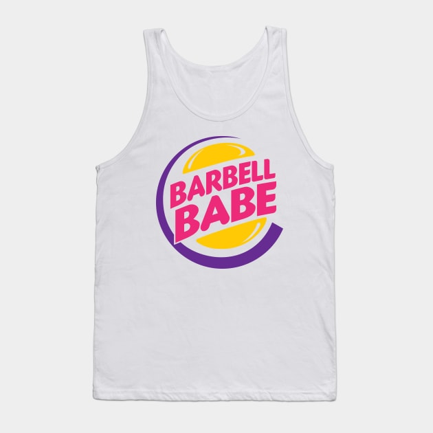 Barbell Babe Tank Top by brogressproject